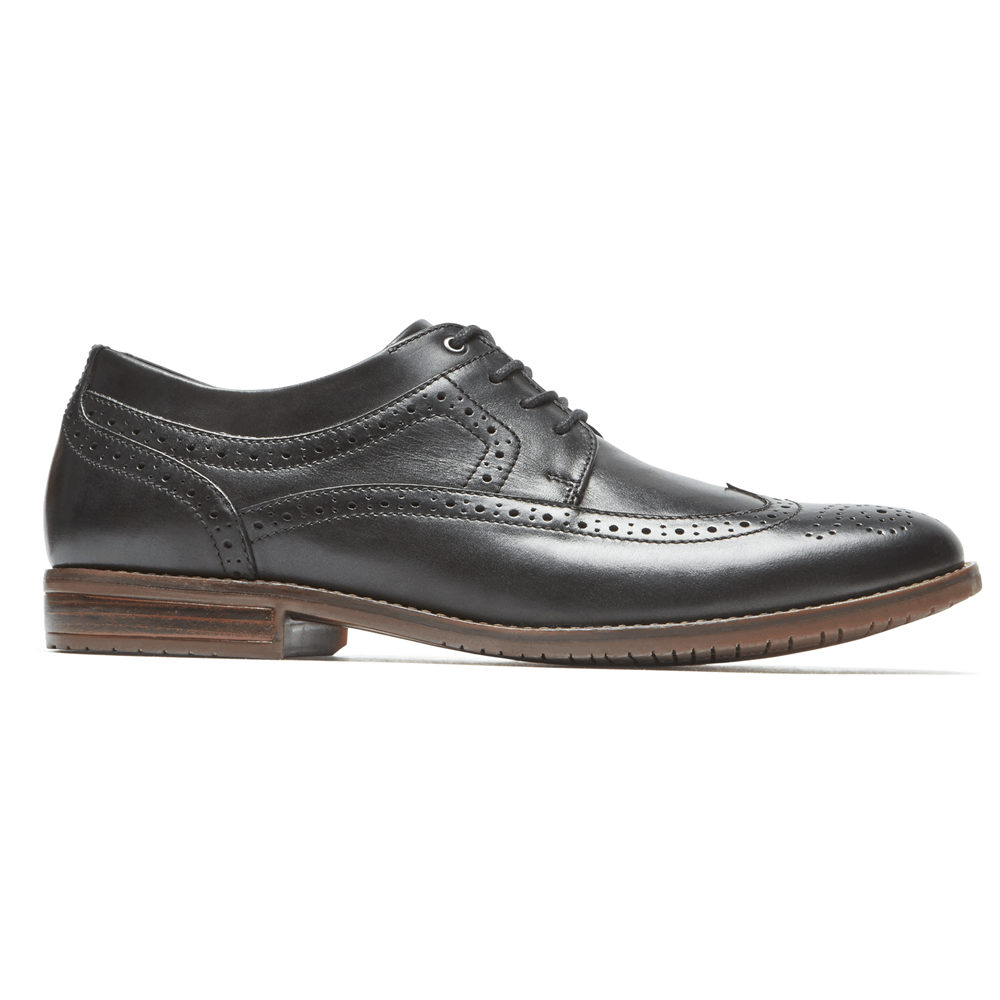 Oxfords Rockport Hombre Mexico - Style Purpose 3 Wingtip Negros - UJHTA3401